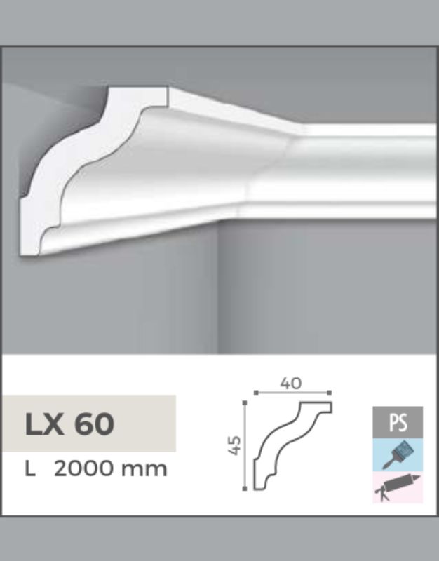 plafonska lajsna LX 60