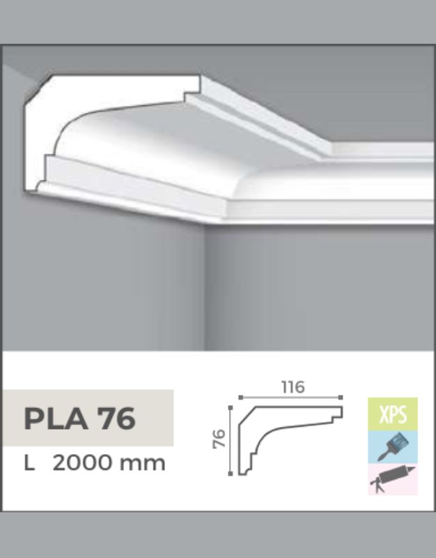 plafonska lajsna PLA 76
