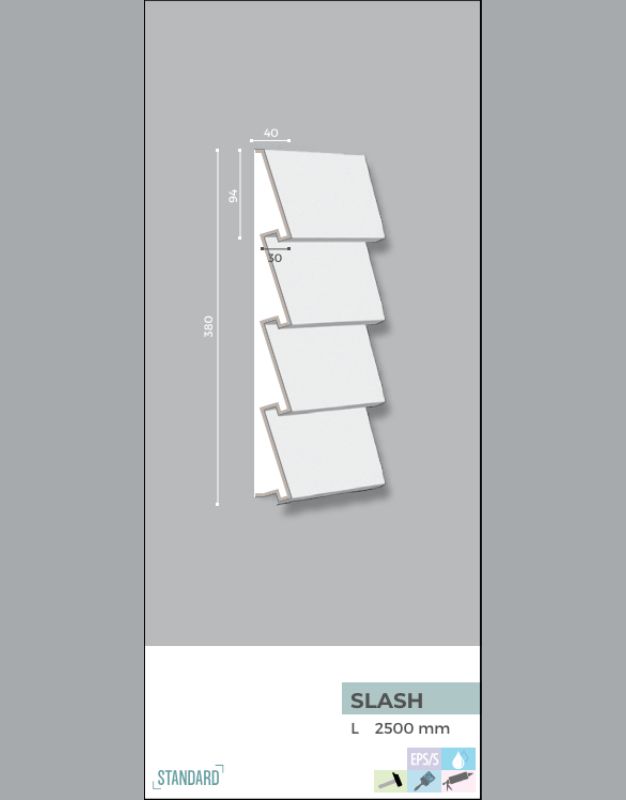 zidni panel SLASH